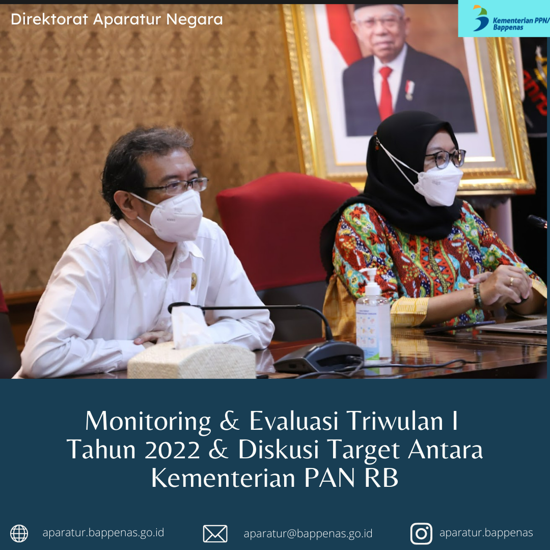 Kegiatan Monitoring dan Evaluasi Triwulan I RKP 2022